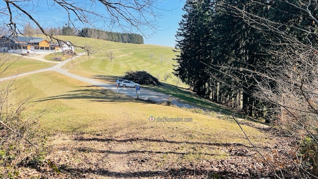 ein anderer Parkplatz am Panoramahöhenweg