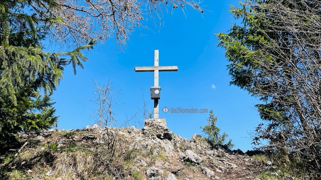 das Gipfelkreuz am Zuckerhut