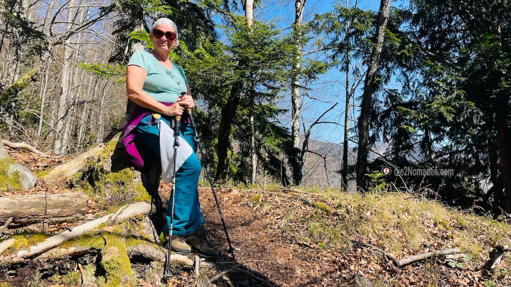 am Aufstieg zum Gipfel