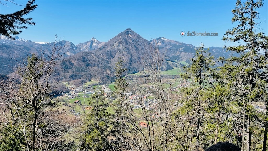 weitere tolle Aussicht auf den Zwillingskogel Richtung Traunsee