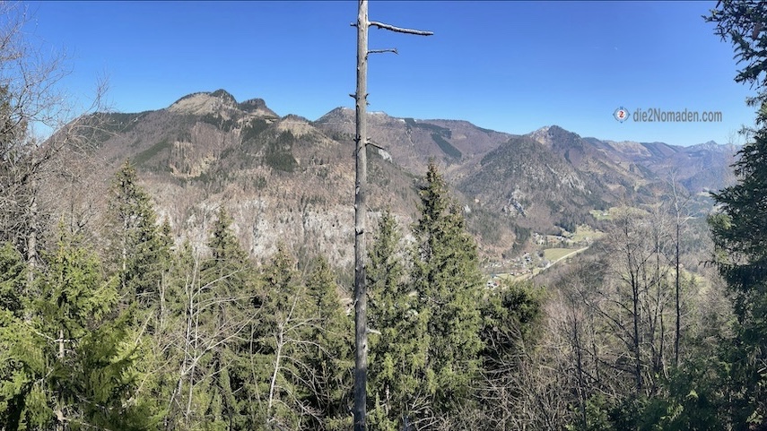 Aussicht auf den Windhaagkogel und den Hochsalm