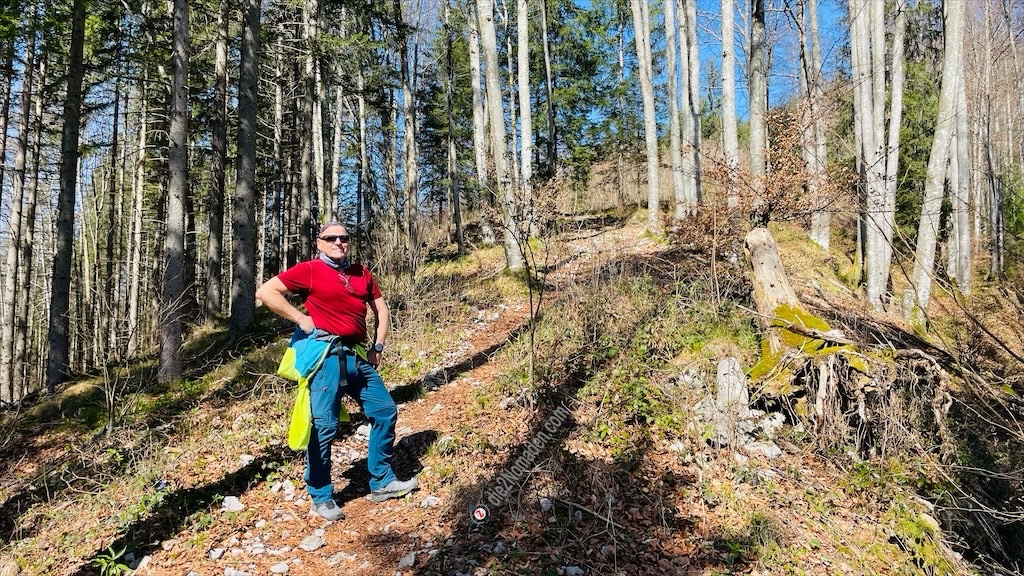 herrliche Luft und tolle Temperatur beim Aufstieg